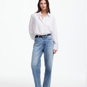 The Darted Barrel-Leg Jean in Dobbins Wash